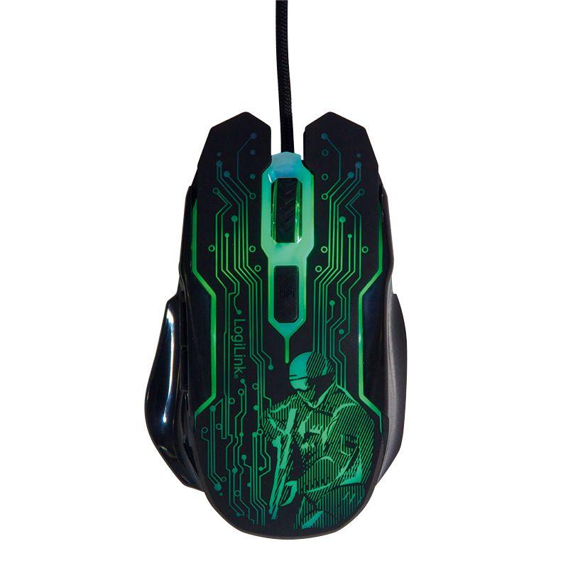 Rato LOGILINK ID0137 (Ambidestro - 2400 DPI - Ótico - Preto), miniatura 8