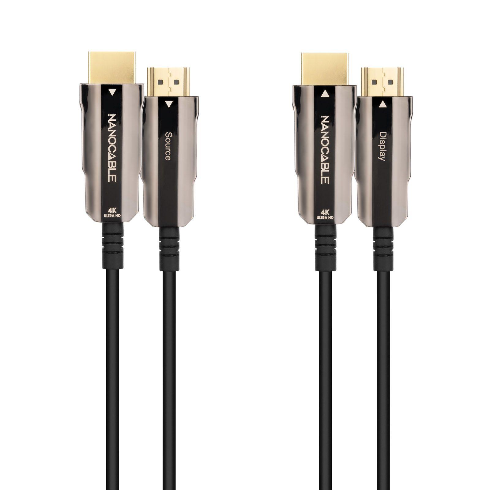 Cabo HDMI NANOCABLE 10.15.2050 (50 m - 60 Hz - HDMI Type A - Preto) — miniatura 2