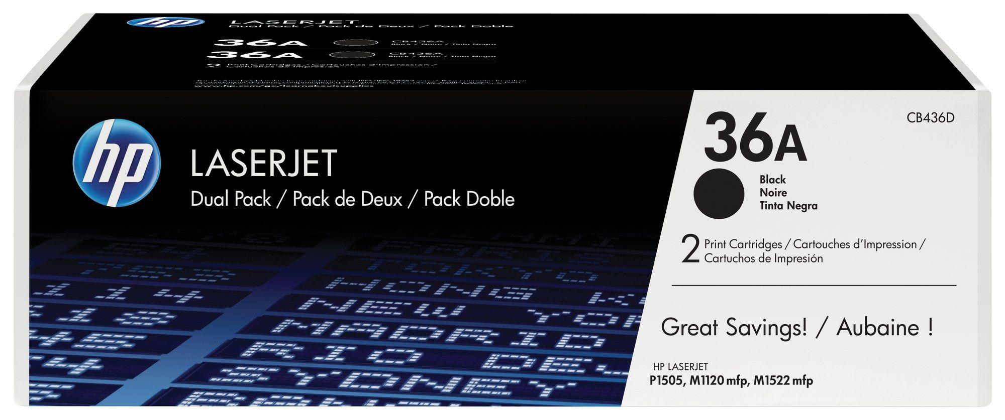 Toner HP 36A CB436AD (4000 páginas - Preto)