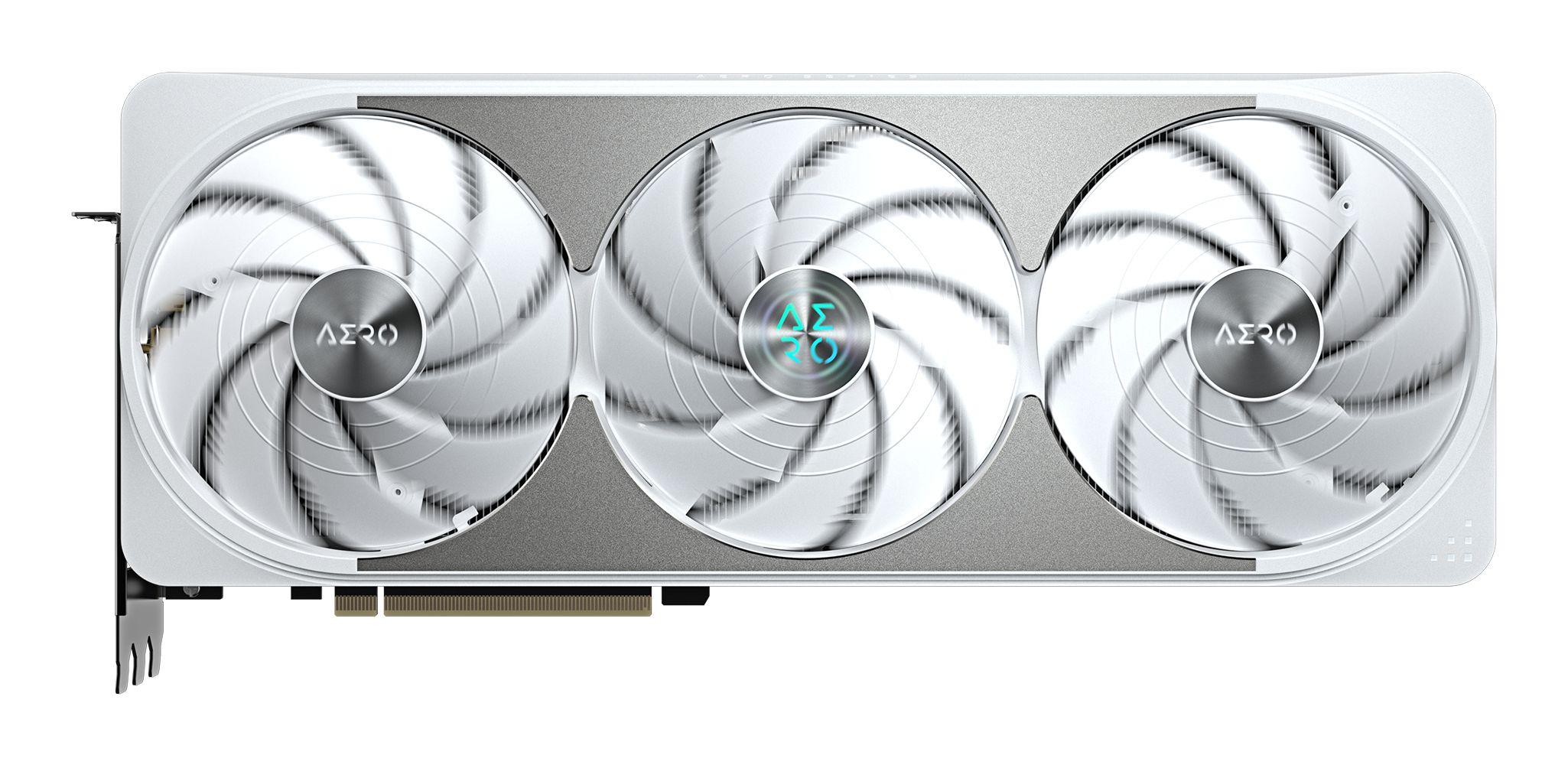 Placa Gráfica GIGABYTE GeForce RTX 5070 Ti AERO OC 16G (GeForce RTX 5070 Ti - 30000 MHz - 16 GB - Branco) — miniatura 2