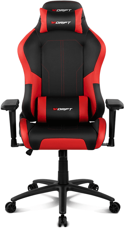Cadeira Gaming DRIFT DR250R (150 kg - 9 cm - Pele sintética, espuma - Preto/Vermelho), miniatura 3