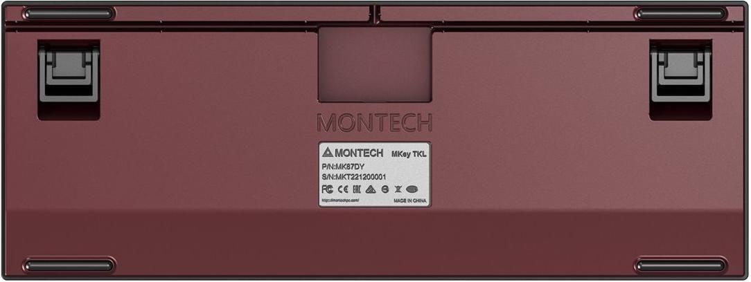 Teclado MONTECH MKey TKL Darkness (US - TKL - USB - Preto)