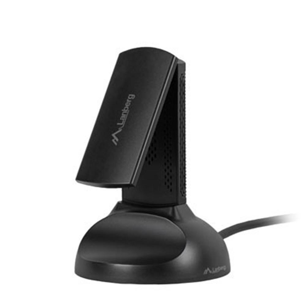 Adaptador USB Wi-Fi LANBERG NC-3000-WI (Wi-Fi 6E - 3000 Mbit/s - USB 3.2 Gen 1 - Preto)