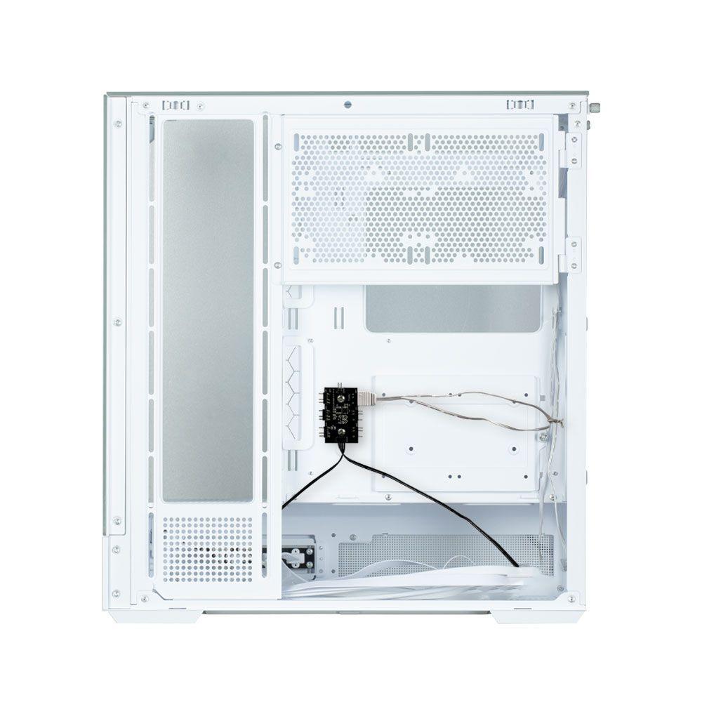 Caixa de Computador ZALMAN P40 PRISM WHITE (ATX, Micro ATX, Mini-ITX - Midi Tower - Plástico, aço, vidro temperado - Branco) — miniatura 11