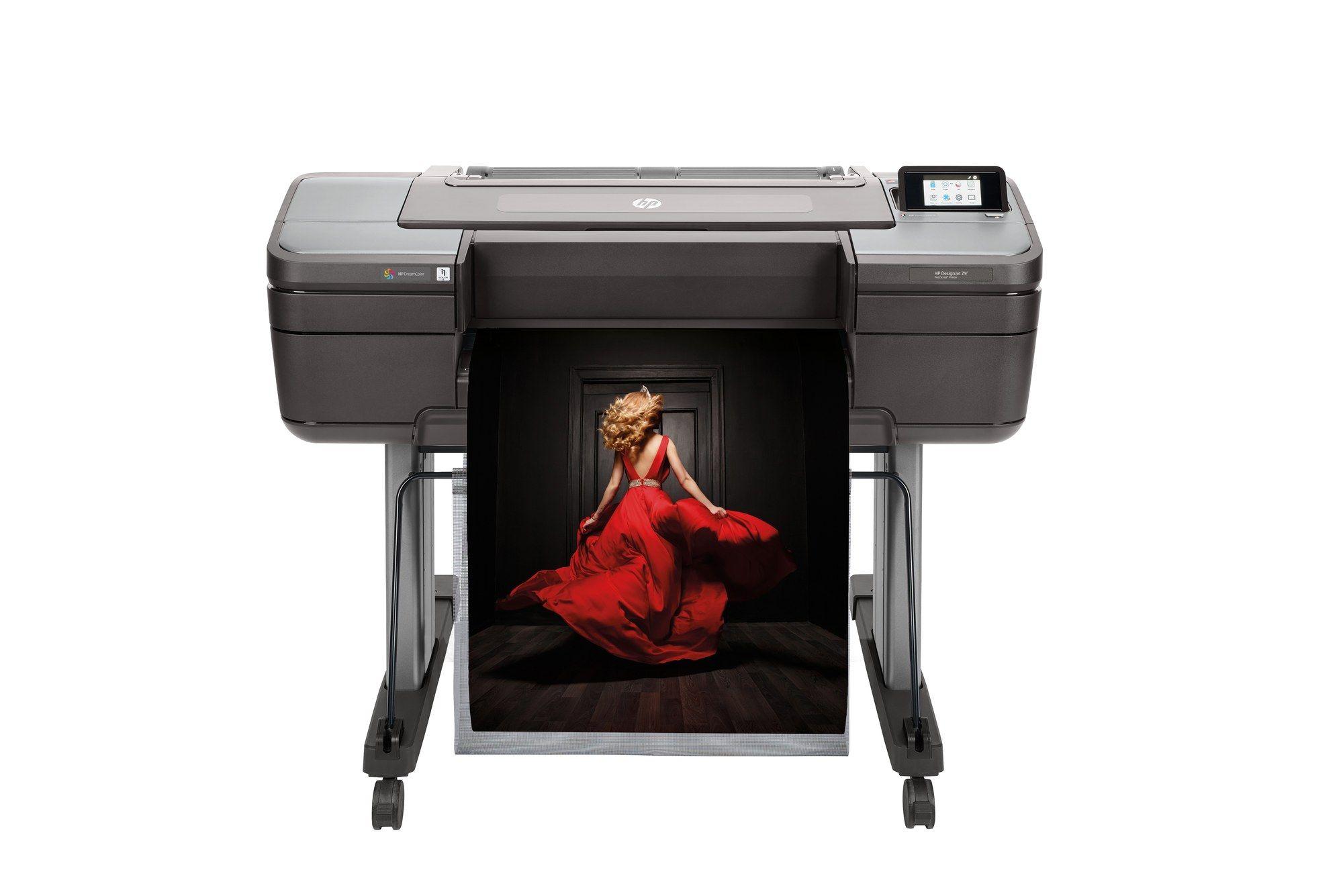 Plotter HP DesignJet Z9+ PostScript A1 (Com fios - Windows e macOS - USB Type-A, USB 2.0 e RJ-45 - Preto e Cinzento)