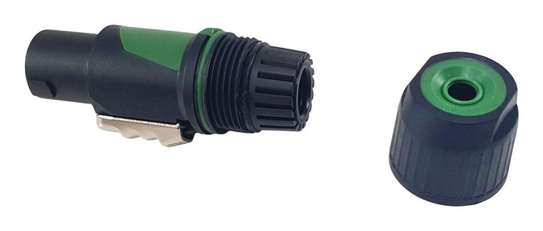 Conetor de Cabos EQUIP 147932 (4-Pole speakON - Preto e Verde), miniatura 3
