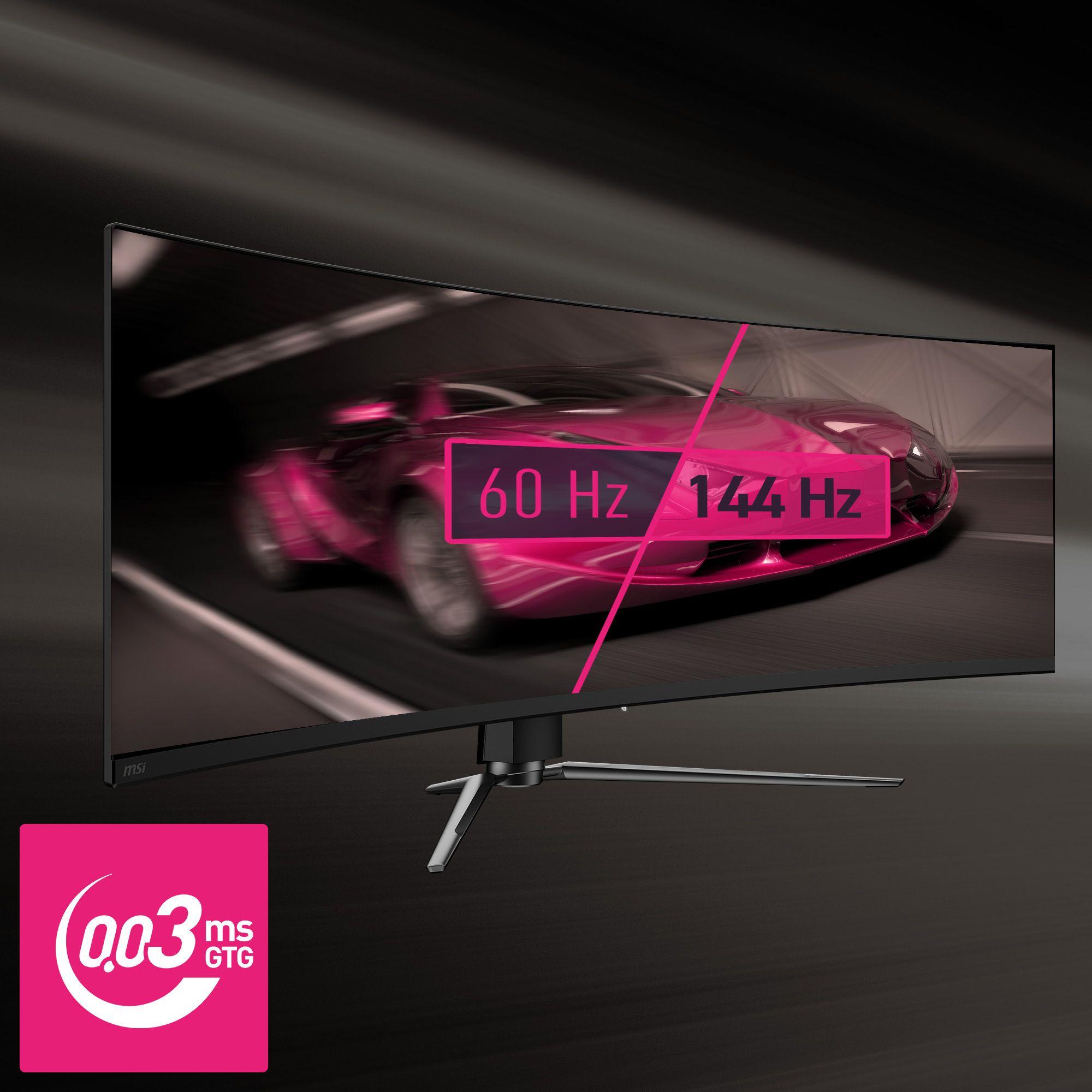 Monitor MSI MPG 491CQPDE QD-OLED (49" - QD-OLED - 144 Hz - Preto) — miniatura 9