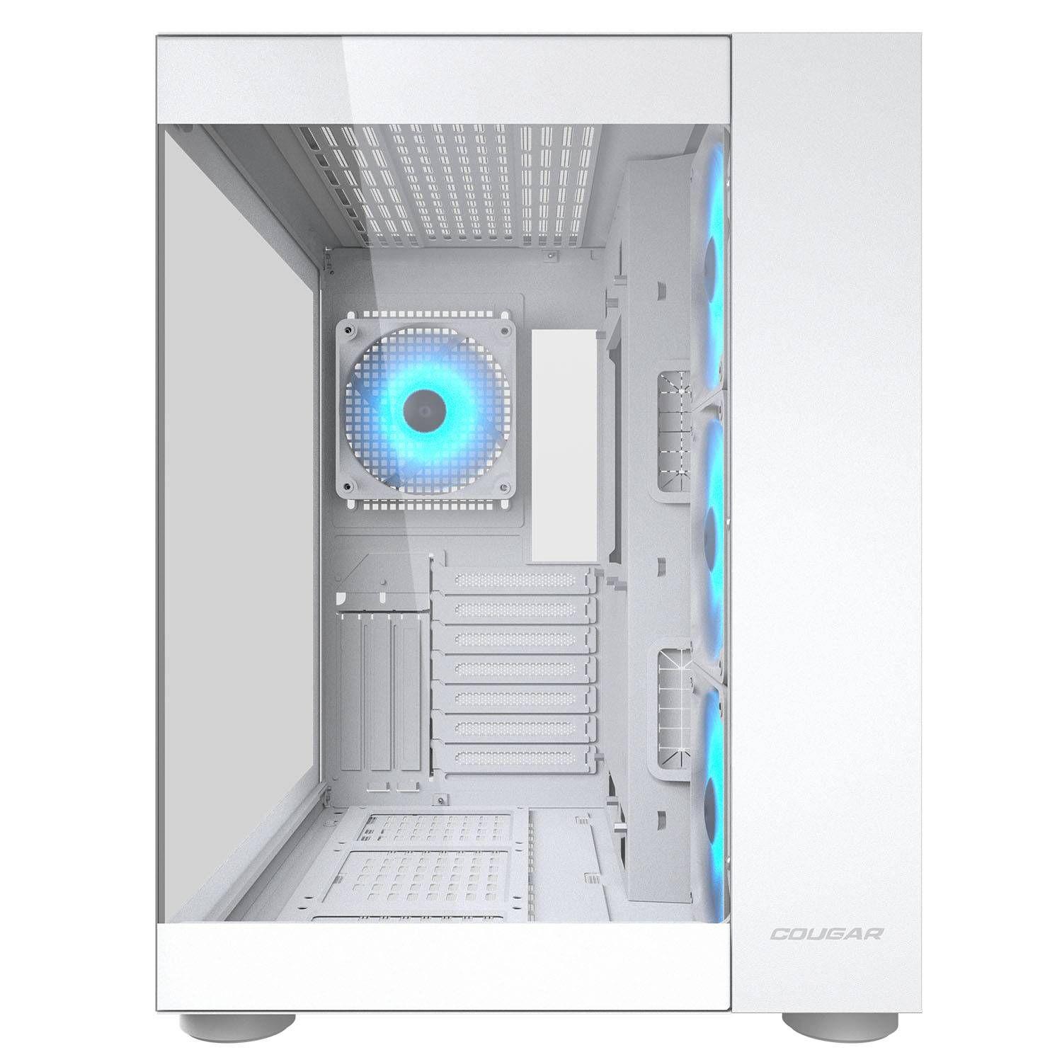 Caixa Mid-Tower COUGAR FV150 ARGB (ATX, Micro ATX, Mini-ITX - Mid-Tower - 180 mm - Branco) — miniatura 3