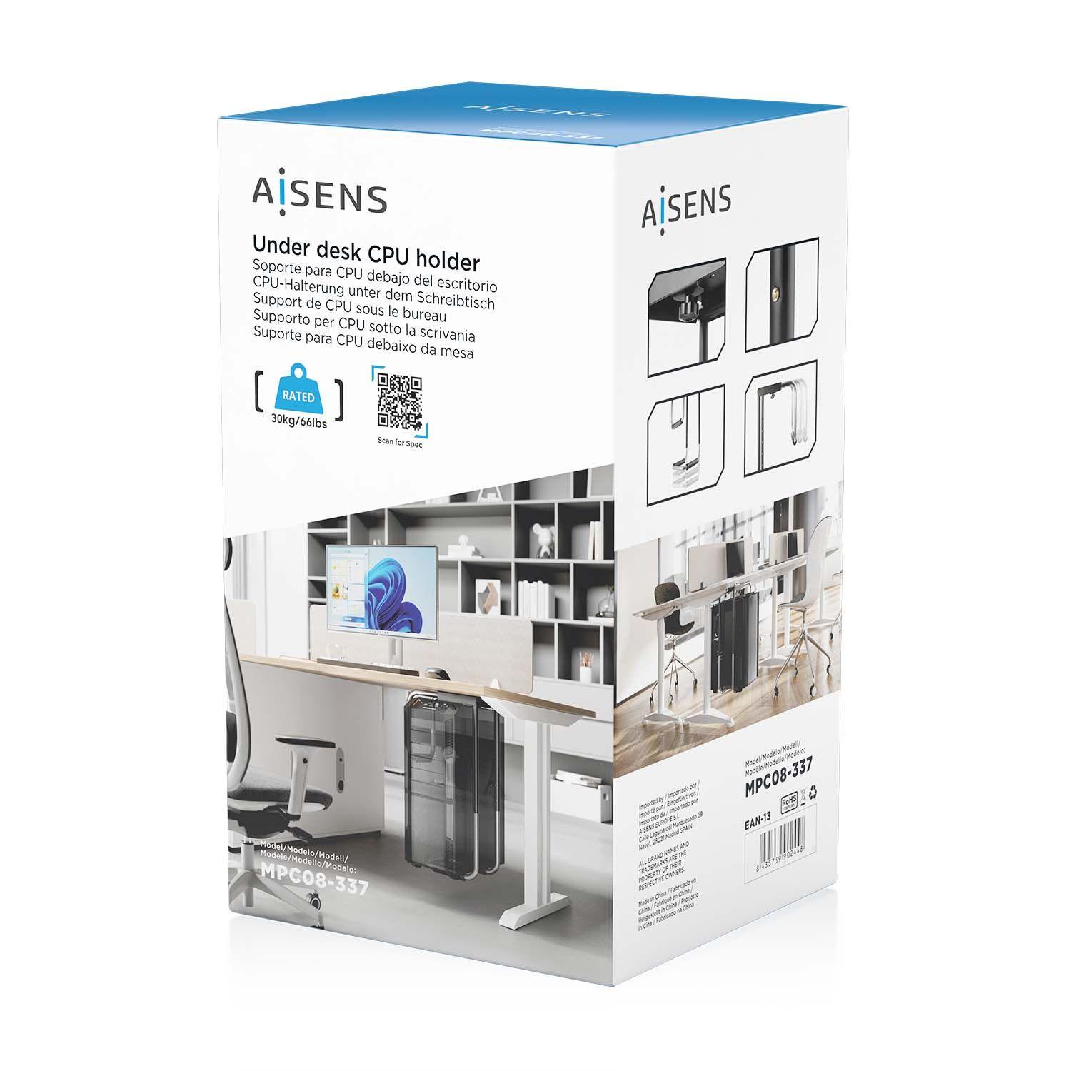 Suporte para CPU AISENS MPC08-337 (Preto e Prateado) — miniatura 7