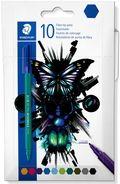 Canetas de Feltro STAEDTLER Noris 326 C10 E1 (Sortido)