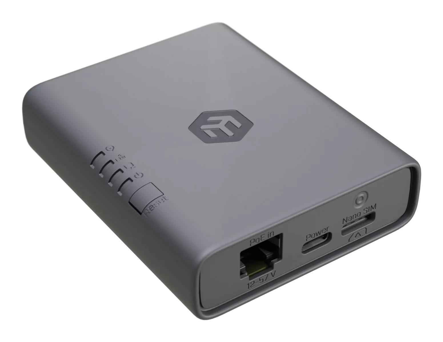 Gateway IoT MIKROTIK Knot Embedded LTE4 (Calha DIN - Cinzento)