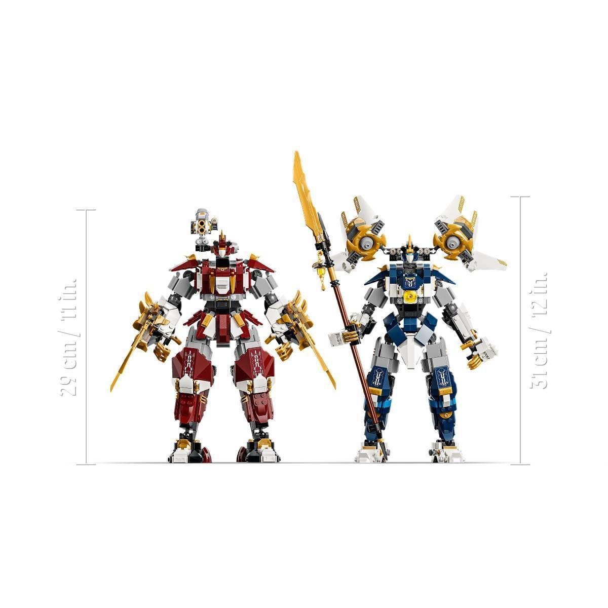 LEGO 71870 Ninjago A Dupla de Robôs Titãs (12+ anos - 1707 peças), miniatura 6