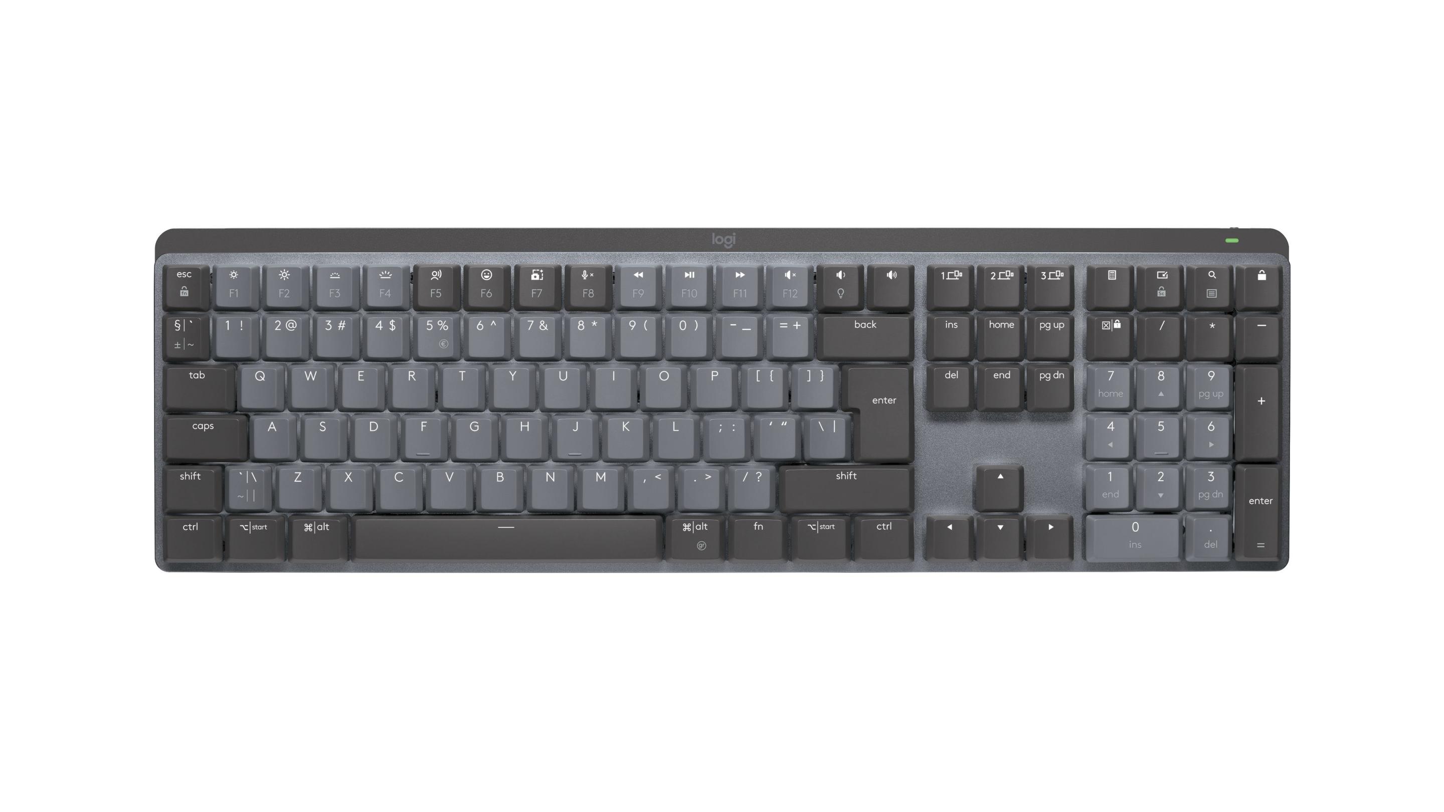 Teclado LOGITECH MX Mechanical (Estados Unidos - Mecânico - Tamanho completo - Grafite) — miniatura 6