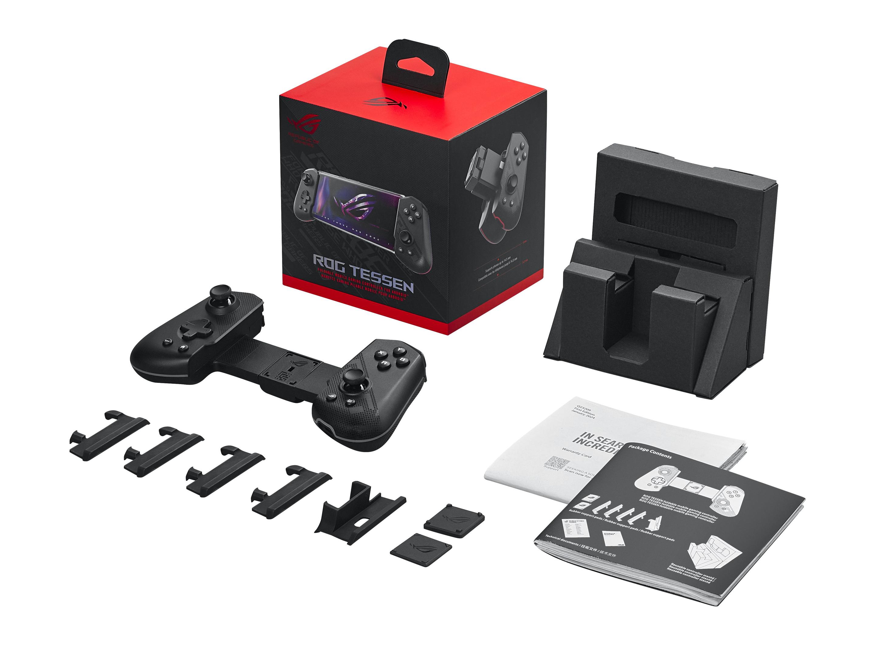 Comando ASUS ROG Tessen Mobile (Android - Com fios - Preto e Cinzento) — miniatura 2