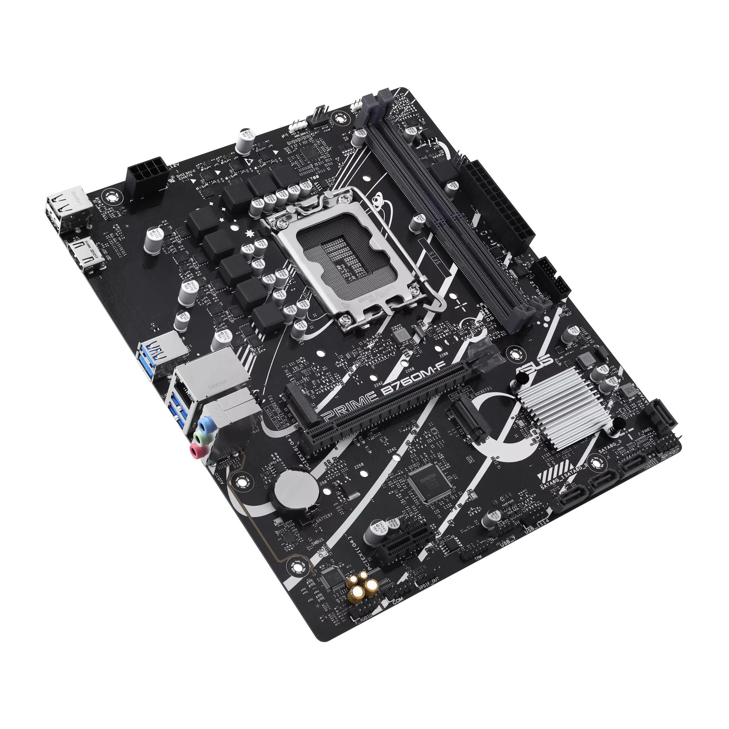 Motherboard ASUS PRIME B760M-F (LGA 1700 - micro ATX - Duplo canal), miniatura 5