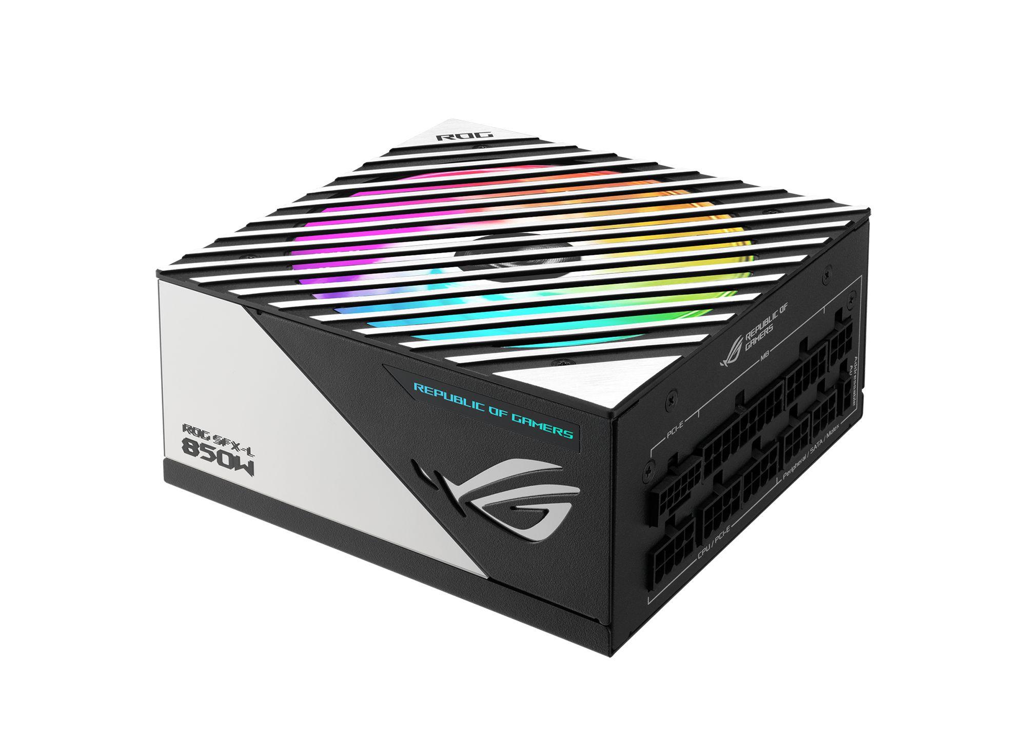 Fonte de Alimentação ASUS ROG Loki 850P SFX-L Gaming (ATX - SFX-L - 850 W - Preto e Prateado)