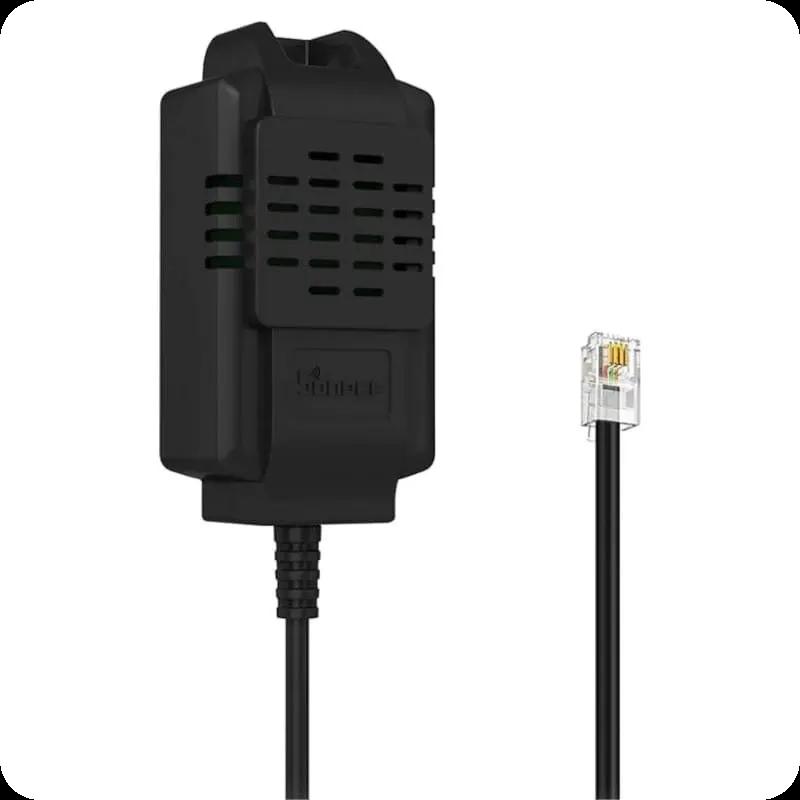 Sensor de Temperatura e Humidade SONOFF THS01 (Preto)