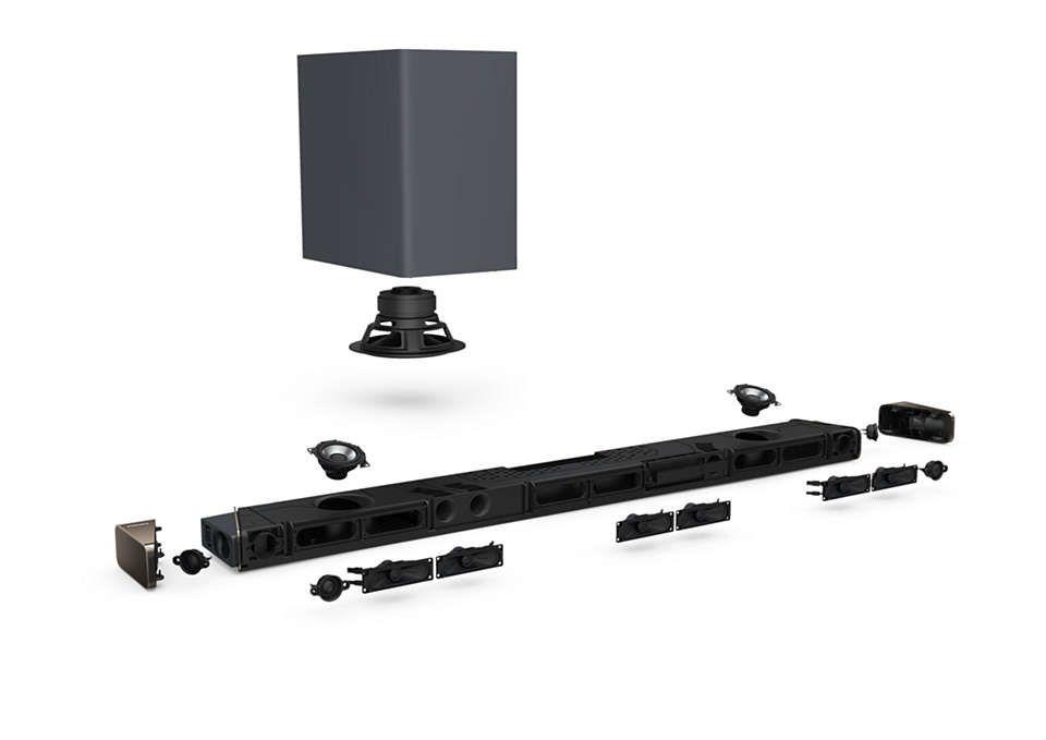 Barra de Som PHILIPS B95/10 (410 W - AC - Preto) — miniatura 11