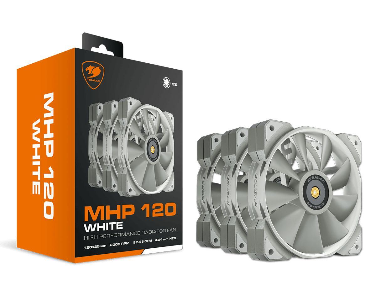 Ventoinhas para Caixa COUGAR MHP 120 (Metal - Branco), miniatura 5