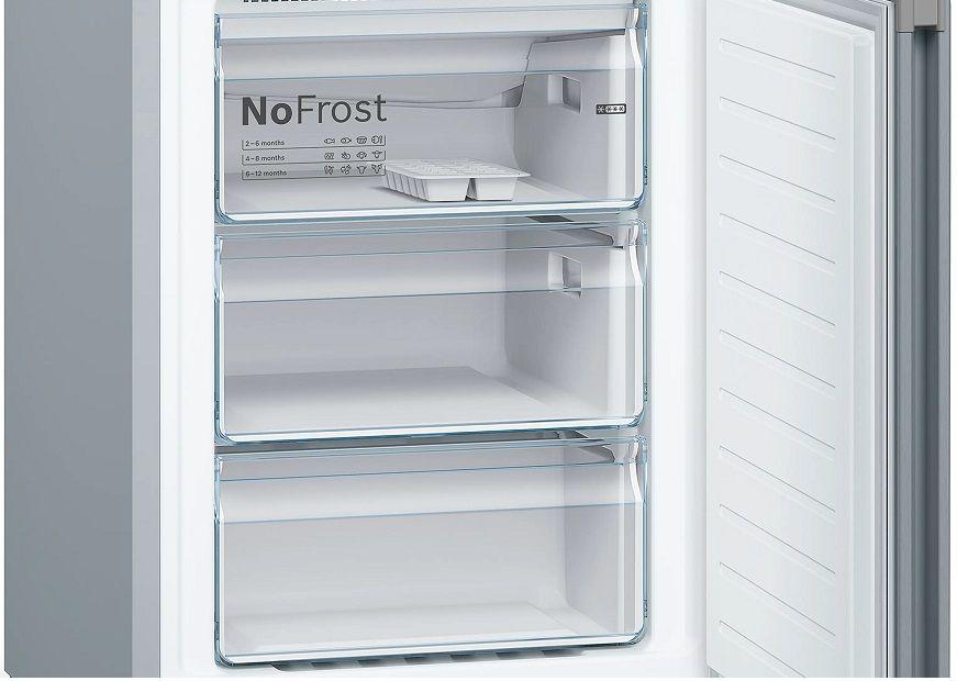 Frigorífico Combinado Independente BOSCH KGN39VIDB (368 l - 203x60x66 cm - 60 cm - Inox) — miniatura 3