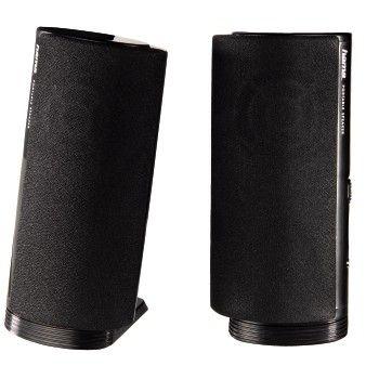 Colunas de PC HAMA E80 (Com fios - 2.0 canais - 3,5 mm - Preto)