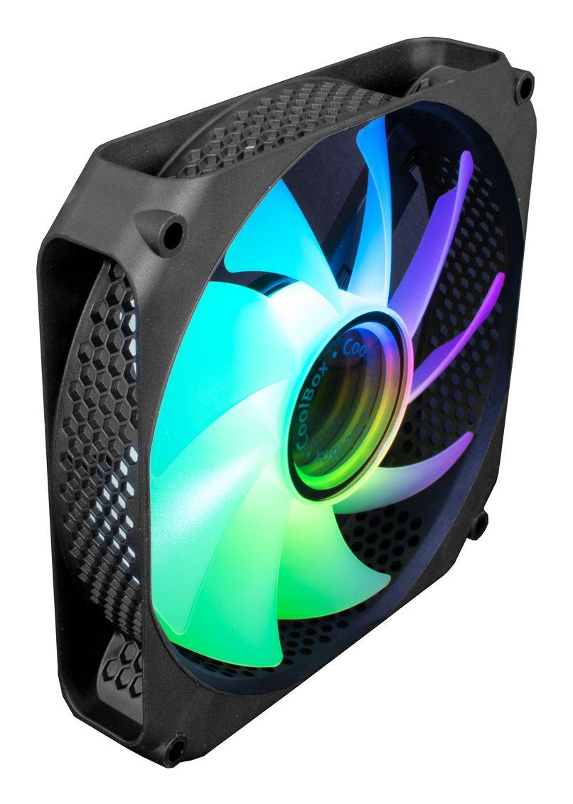 Ventoinha COOLBOX Infinity COO-VA-12AR02 (2,04 W - Preto) — miniatura 2