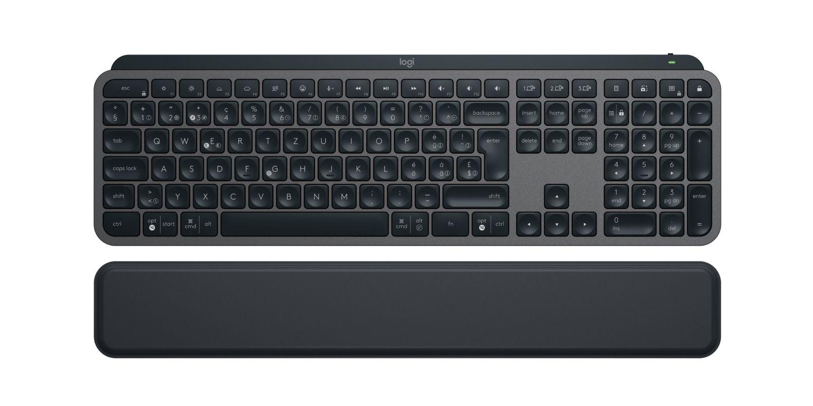 Teclado LOGITECH MX Keys S (Suíço - Teclas tesoura - Tamanho completo - Grafite) — miniatura 2