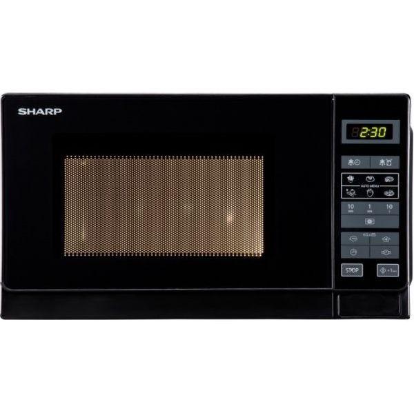 Micro-ondas SHARP R242BKW (800 W - 20 L - Botões - Preto)