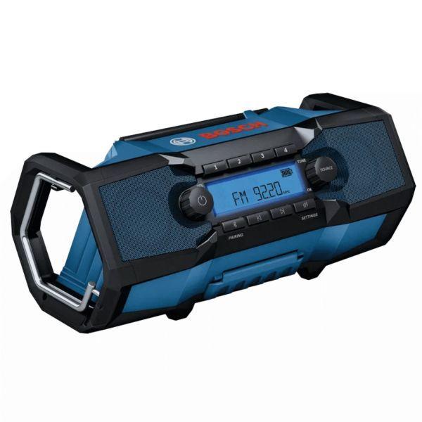Rádio Portátil BOSCH GPB 18V-3 C (10 W - Bluetooth - Azul)