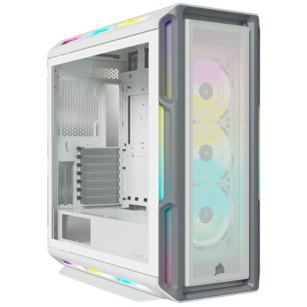 Caixa PC CORSAIR iCUE 5000T RGB (ATX, EATX, micro ATX - Midi Tower - Multicor - Branco) — miniatura 2