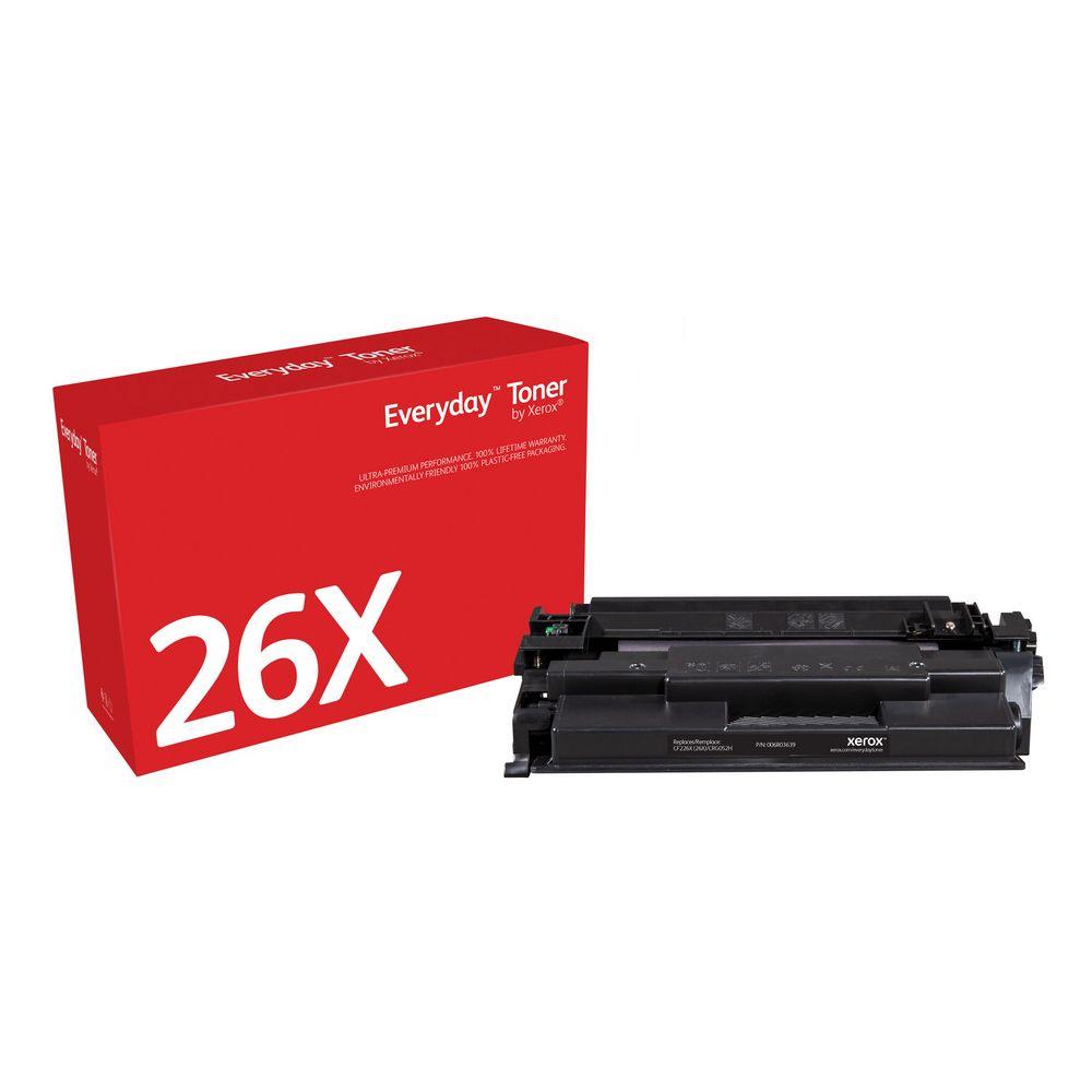 Toner XEROX Everyday 26X (9000 páginas - HP - Preto) — imagem 1