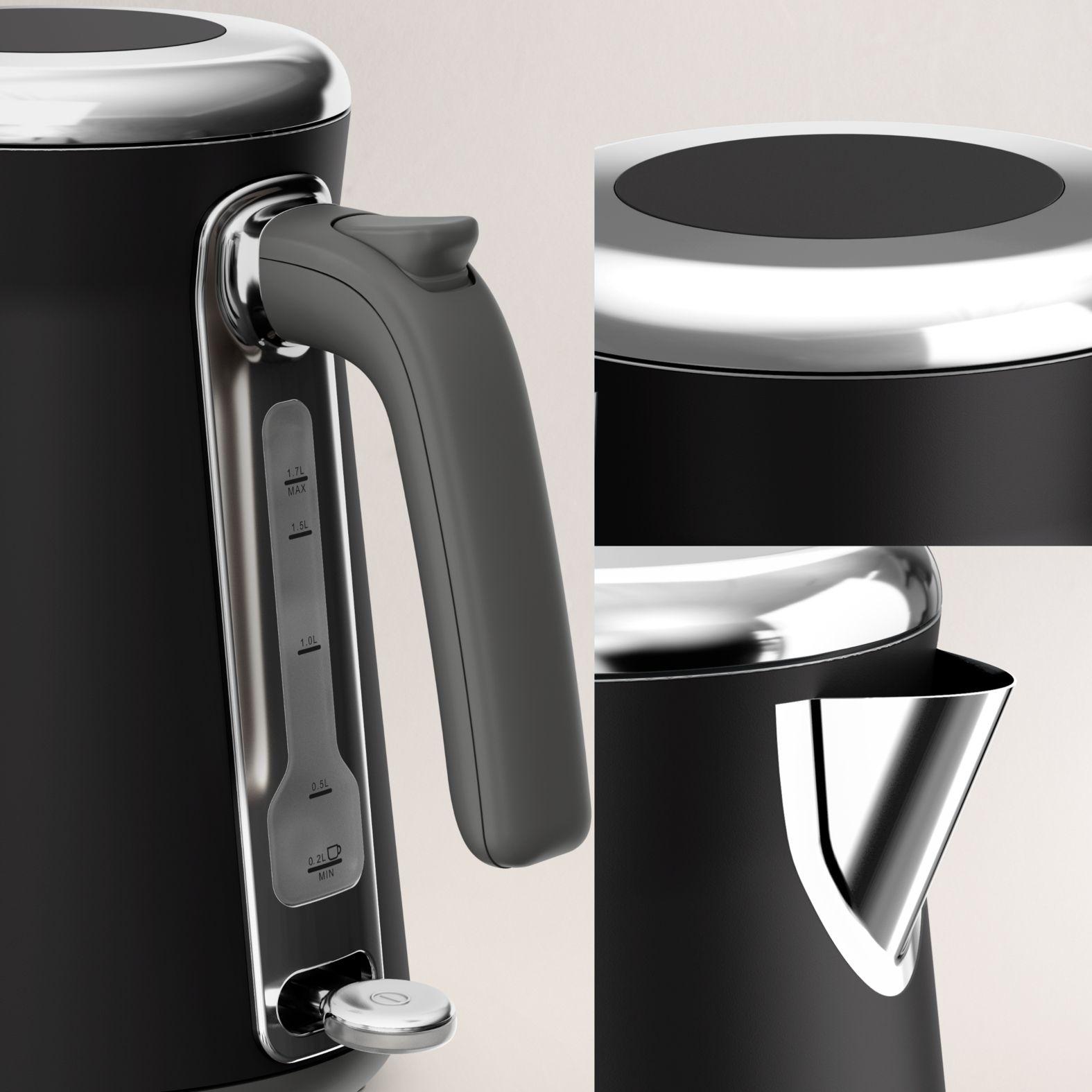 Jarro Elétrico TEFAL KI6668E0 (2400 W - 1,7 l - Aço inoxidável - Preto/Inox), miniatura 7