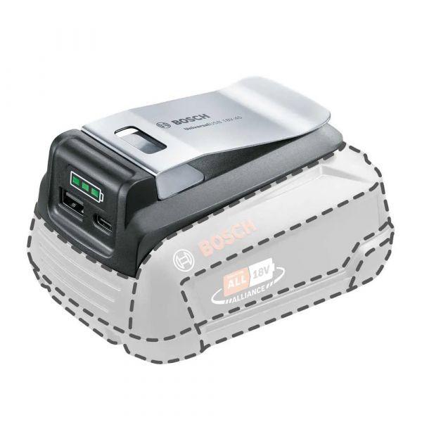 Adaptador de Bateria USB BOSCH UniversalUSB 18V-15 (Preto)