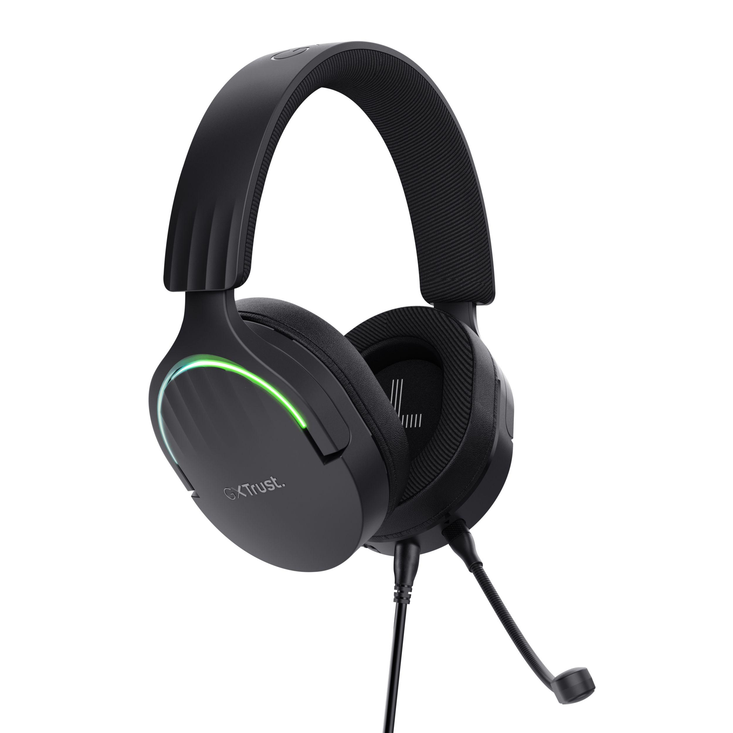 Headset Gaming TRUST GXT 490 Fayzo (Binaural - Com fios - Circum-aural - Preto), miniatura 3