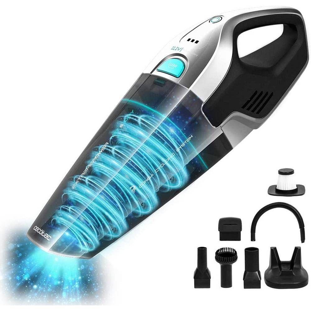 Aspirador de Mão CECOTEC Conga Immortal ExtremeSuction (Altura 12,5 cm - Preto e Branco) — miniatura 2