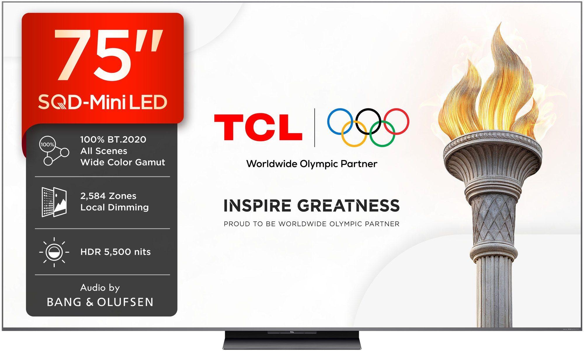 Televisão TCL TV 75C8L (75" - 4K UHD SQD-Mini LED - 144 Hz - Preto), miniatura 3