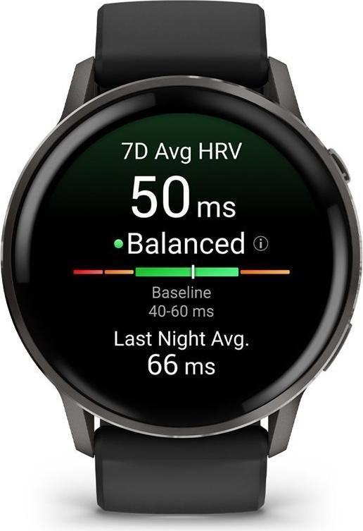 Smartwatch GARMIN Venu 4 (Redondo - Digital - 1,4" - Preto)