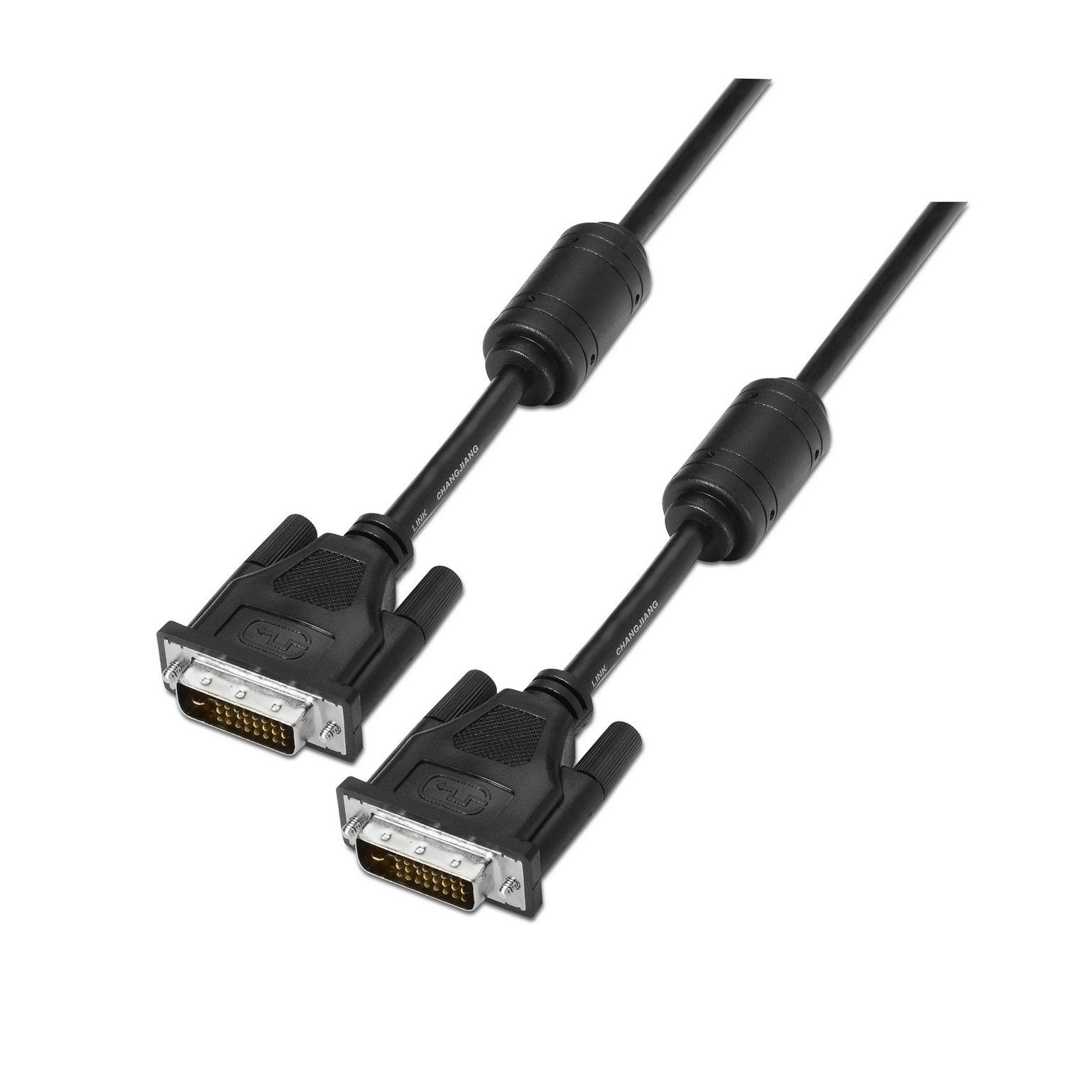 Cabo DVI AISENS A117-0089 (1,8 m - DVI-D - Preto)