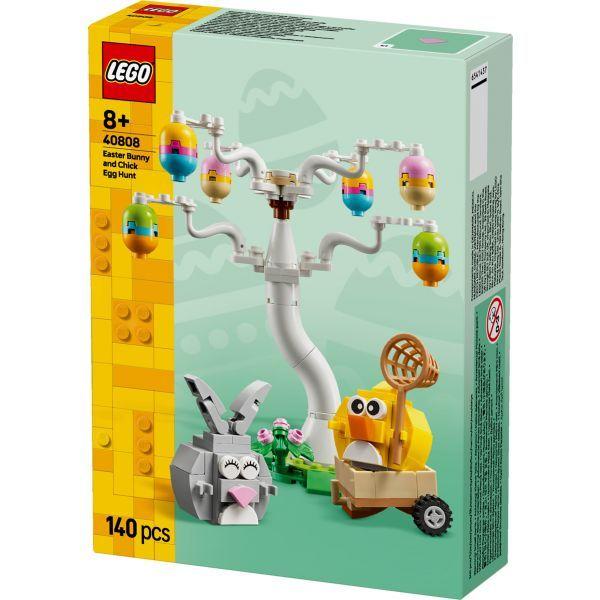 LEGO 40808 Seasonal Caça aos Ovos do Coelhinho da Páscoa e Pintainho (8+ anos - 140 peças), miniatura 6