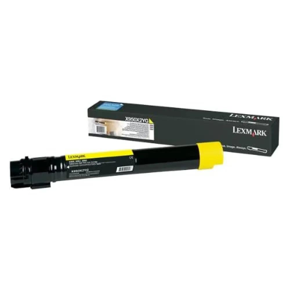 Toner LEXMARK 24B7608 (12.000 páginas - Lexmark XC8355, 95X e 96X - Amarelo)