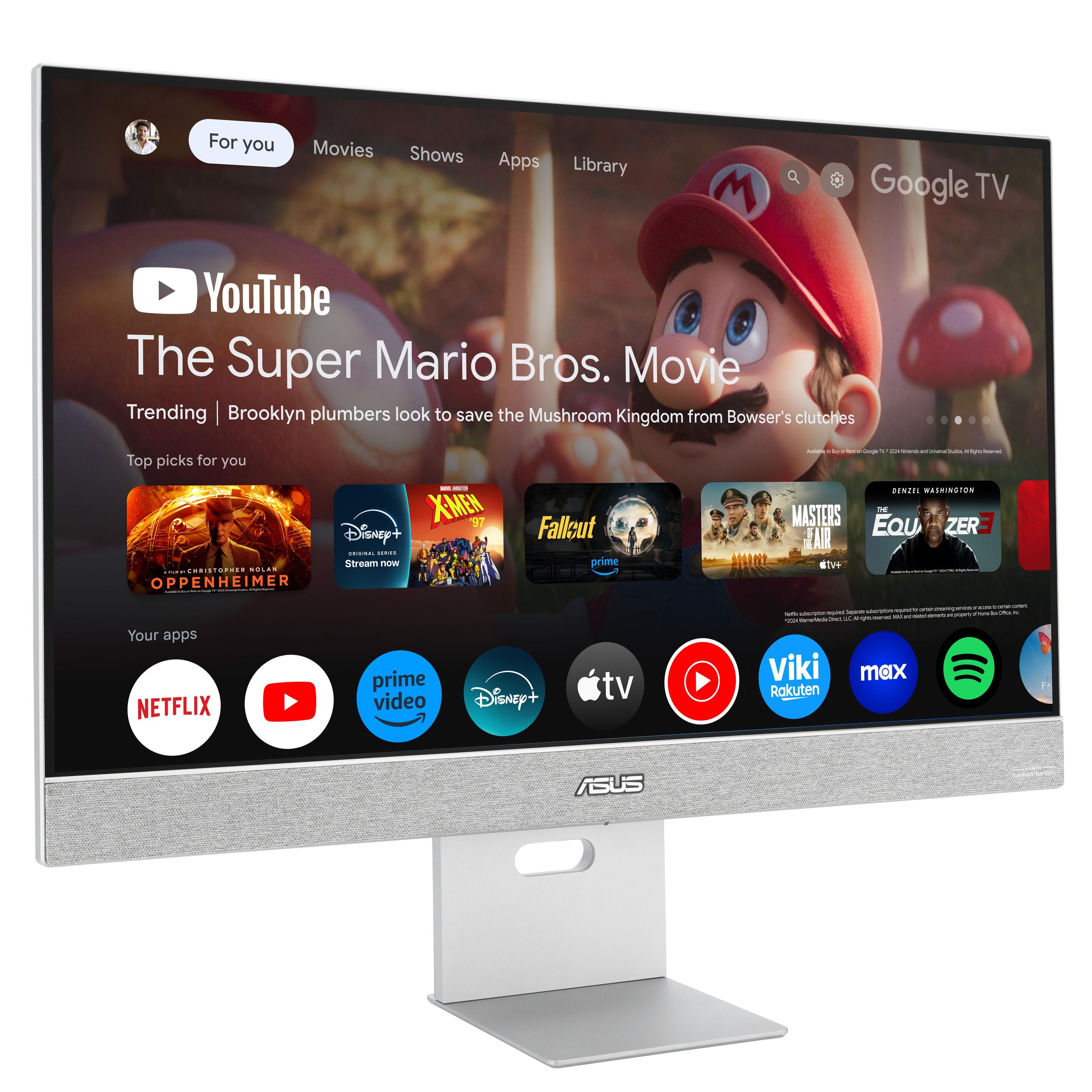 Monitor ASUS ZenScreen Smart MS27UC (27" - IPS - 60 Hz - Cinzento) — miniatura 6