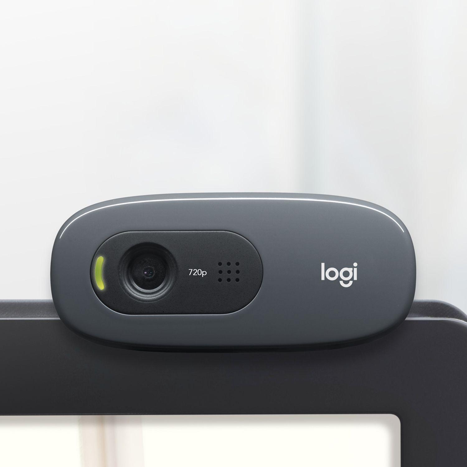 Câmara Web LOGITECH C270 (3 MP - 30 fps - 1280 x 720 pixels - Cinzento Escuro) — miniatura 3