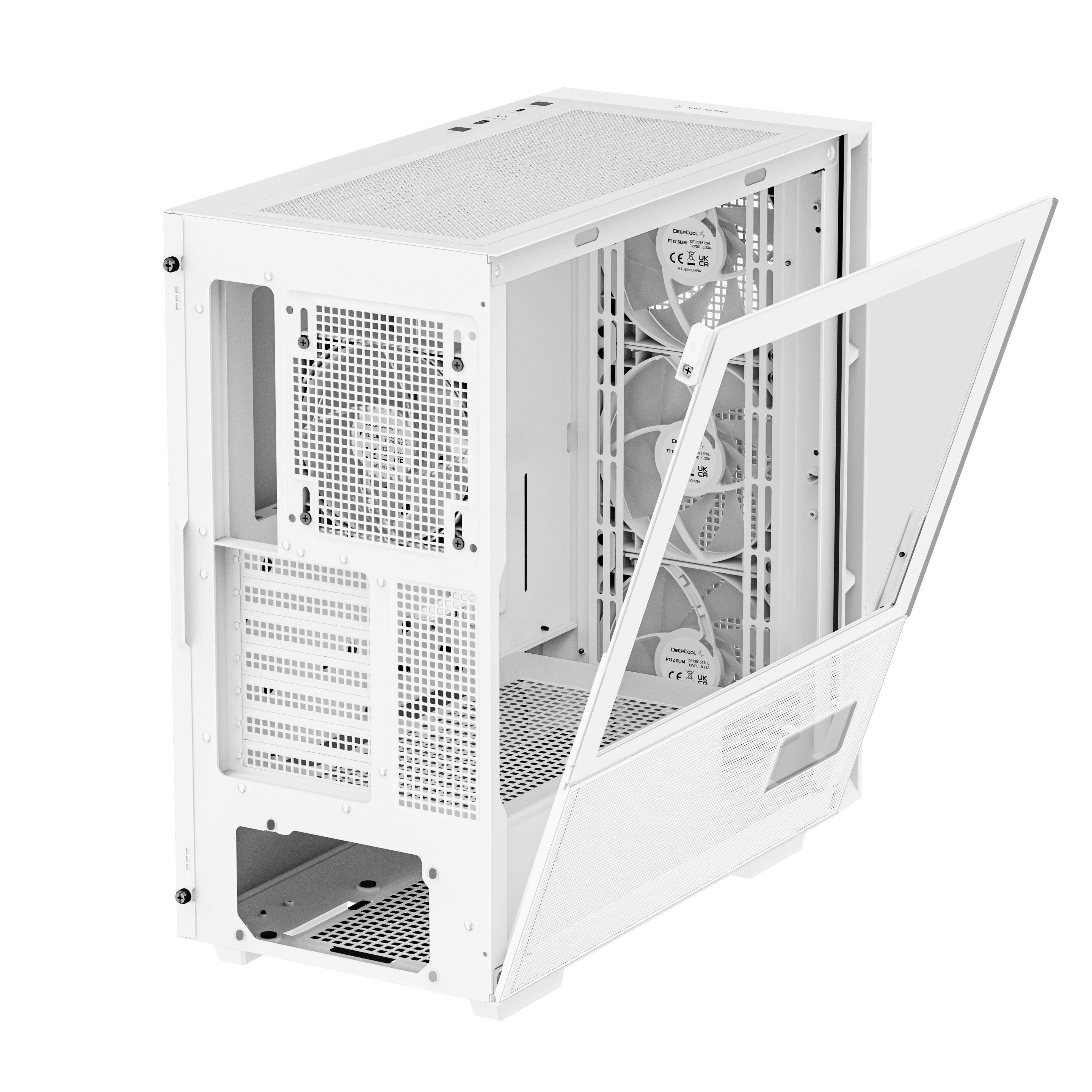 Caixa PC DEEPCOOL CH560 Digital (ATX, EATX, micro ATX, Mini-ITX - ATX, PS2 - Midi Tower - Branco) — miniatura 8