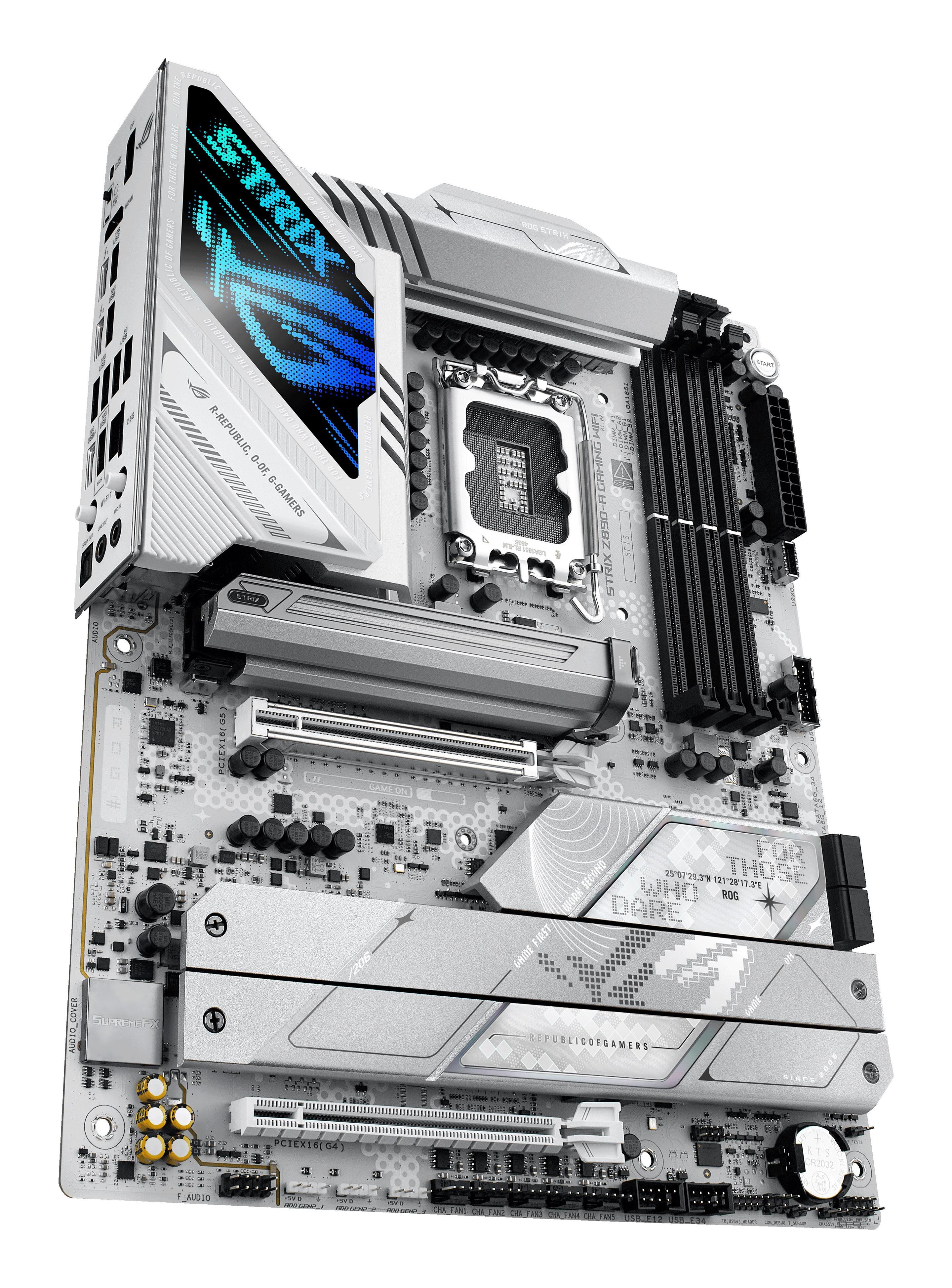 Motherboard ASUS ROG STRIX Z890-A GAMING WIFI (LGA 1851 (Socket V1) - Intel Core Ultra - ATX - Branco), miniatura 7