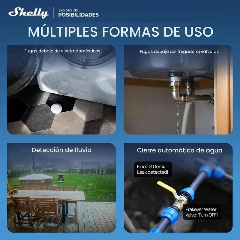 Sensor de Inundação SHELLY Flood S Gen4 (Wi-Fi - Zigbee - Bluetooth - Matter) — miniatura 6