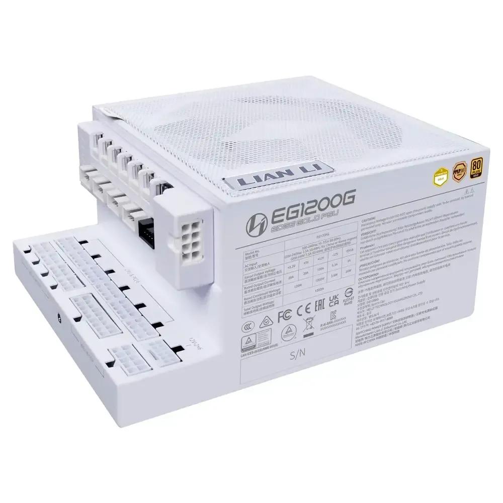 Fonte de Alimentação LIAN LI EG1200G (ATX - 1200 W - 80 PLUS Gold - Branco), miniatura 3