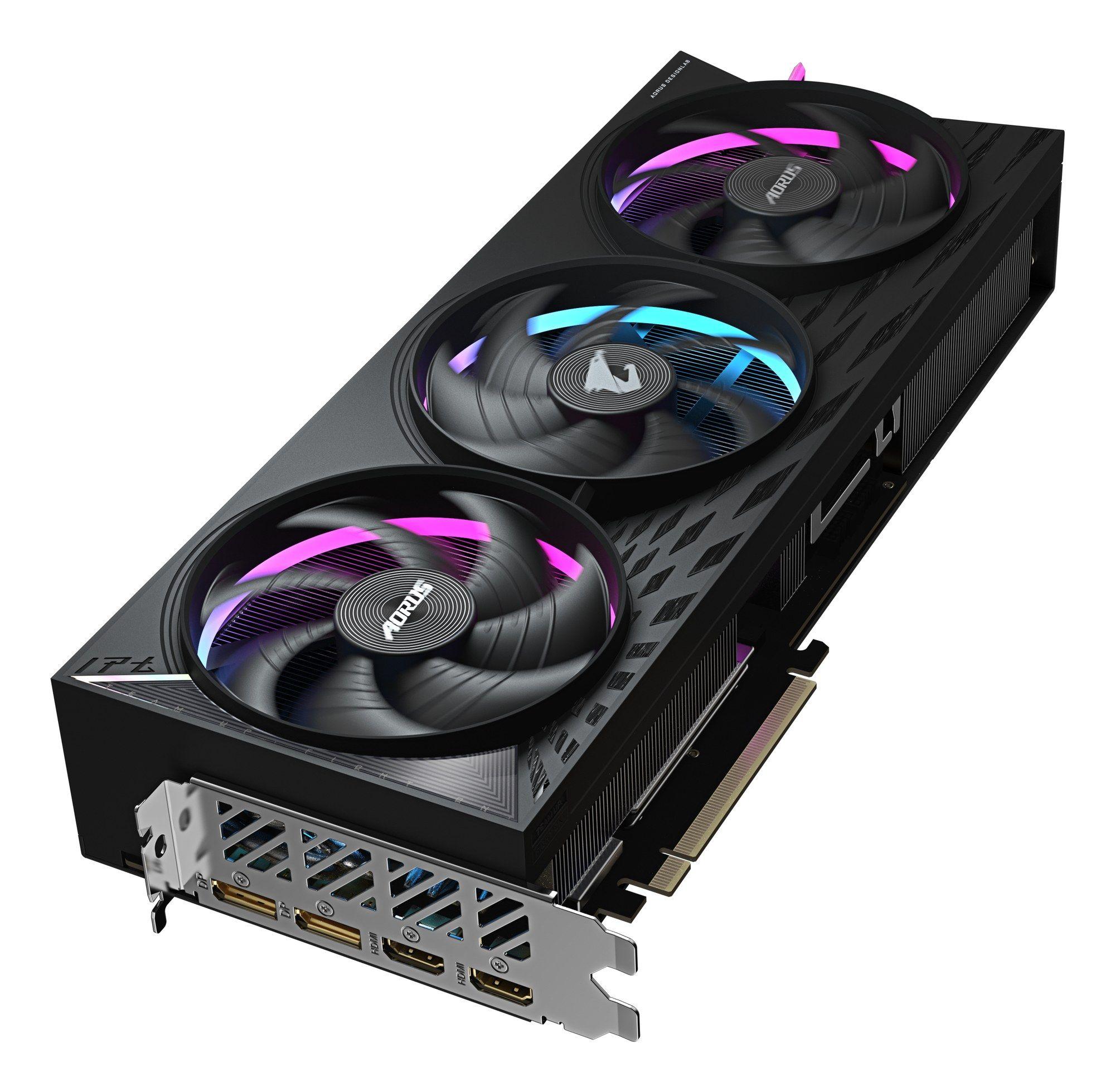 Placa Gráfica GIGABYTE AORUS Radeon RX 9070 XT ELITE 16G (Radeon RX 9070 XT - 20000 MHz - 16 GB - Preto), miniatura 4