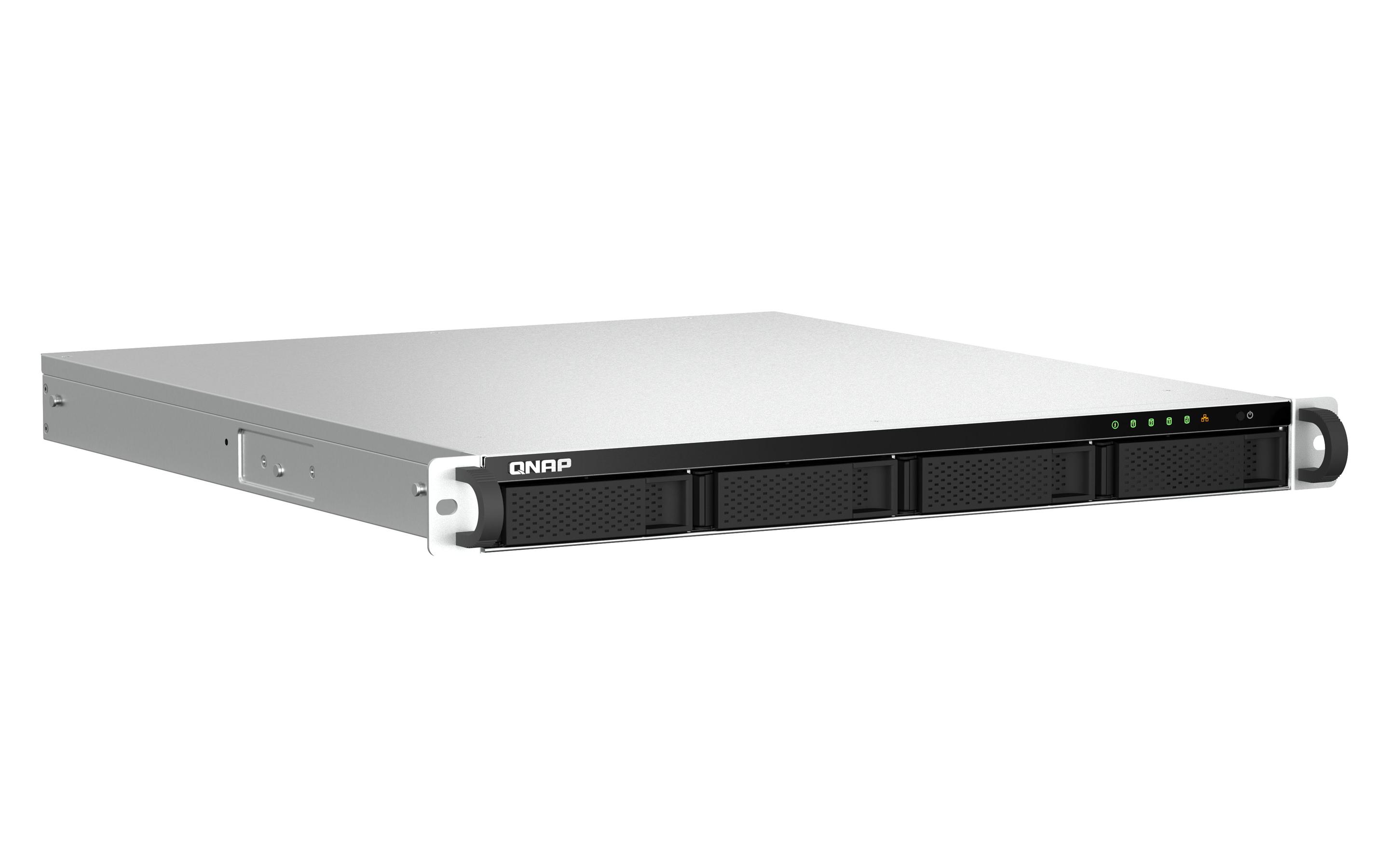 NAS QNAP TS-464U-RP-8G (Serial ATA II, Serial ATA III - 8 GB - 4 baias - Alumínio/Preto), miniatura 2
