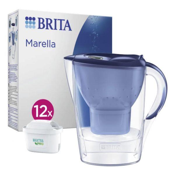 Jarro Filtrante de Água BRITA Marella (Altura 25,8 cm - Azul e Transparente), miniatura 2