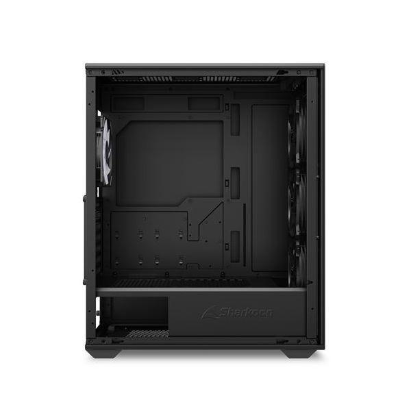 Caixa de Computador SHARKOON VK2 RGB (ATX, Micro ATX, Mini-ITX - Full Tower - 16 cm - Preto) — miniatura 5